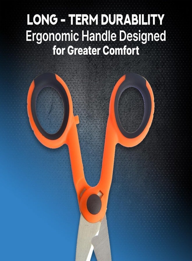 Corslet مقص كورسليت لقطع كابلات الألياف الضوئية | مقص كيفلر شديد التحمل لقطع كابلات الألياف الضوئية | أداة قطع أسلاك دقيقة للاتصالات والشبكات وتقنية FTTH ومقص قطع أسلاك احترافي - Image 4